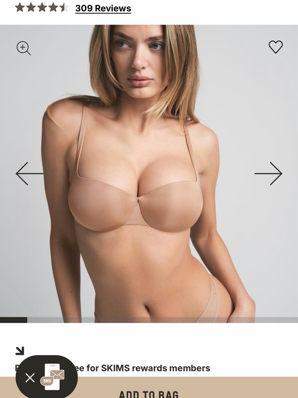Skims ultimate push-up balconette bra
